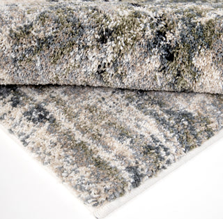 Orian Rugs Portland Basque Muted Blue Area Rug Pile Image