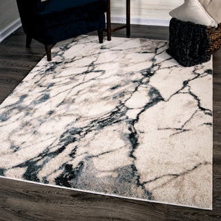 Orian Rugs Portland Cristalita Muted Blue Area Rug Lifestyle Image Feature