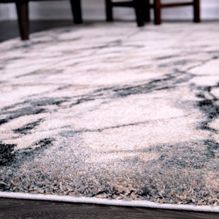 Orian Rugs Portland Cristalita Muted Blue Area Rug 