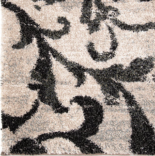 Orian Rugs Portland Distressed Muted Blue Area Rug Close up