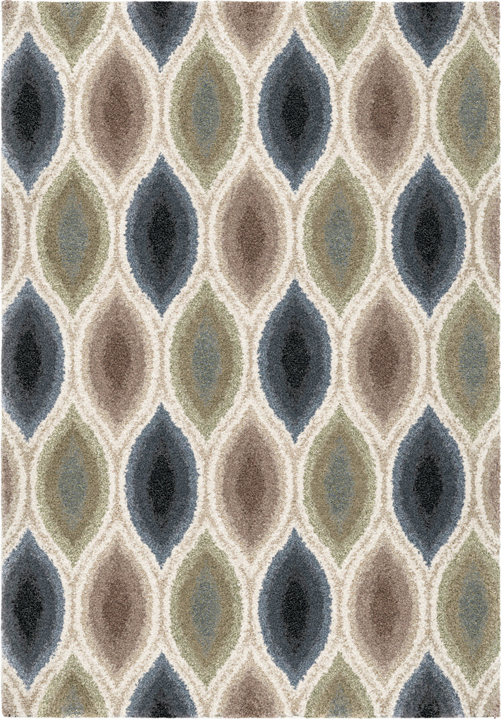 Orian Rugs Portland Ikat Pannel Steel Area Rug main image