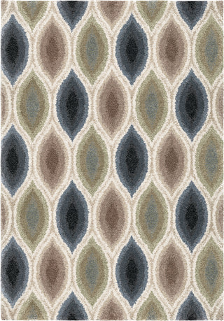 Orian Rugs Portland Ikat Pannel Steel Area Rug main image