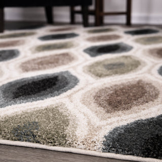 Orian Rugs Portland Ikat Pannel Steel Area Rug 