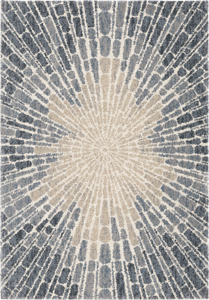 Orian Rugs Portland Starburst Steel Area Rug main image
