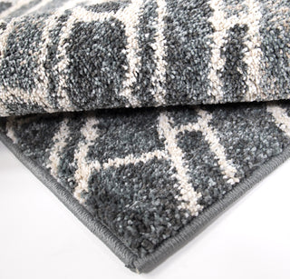 Orian Rugs Portland Starburst Steel Area Rug Pile Image