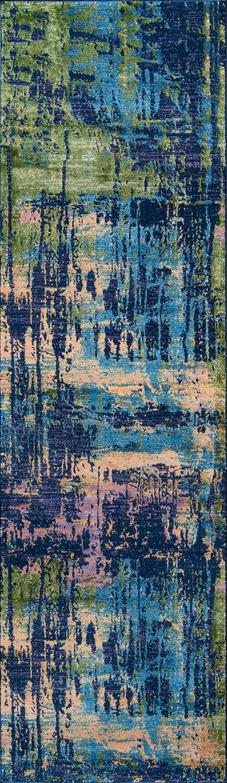 Momeni Portland PRT-3 Blue Area Rug