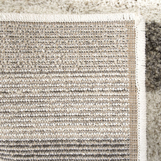 Orian Rugs Super Shag Portman Stripes Ivory Area Rug Backing Image