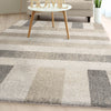 Orian Rugs Super Shag Portman Stripes Ivory Area Rug Lifestyle Image