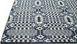 NuStory Loomed Porto Blue Area Rug 