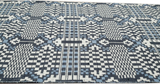 NuStory Loomed Porto Blue Area Rug 