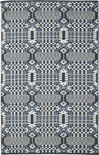 NuStory Loomed Porto Blue Area Rug 
