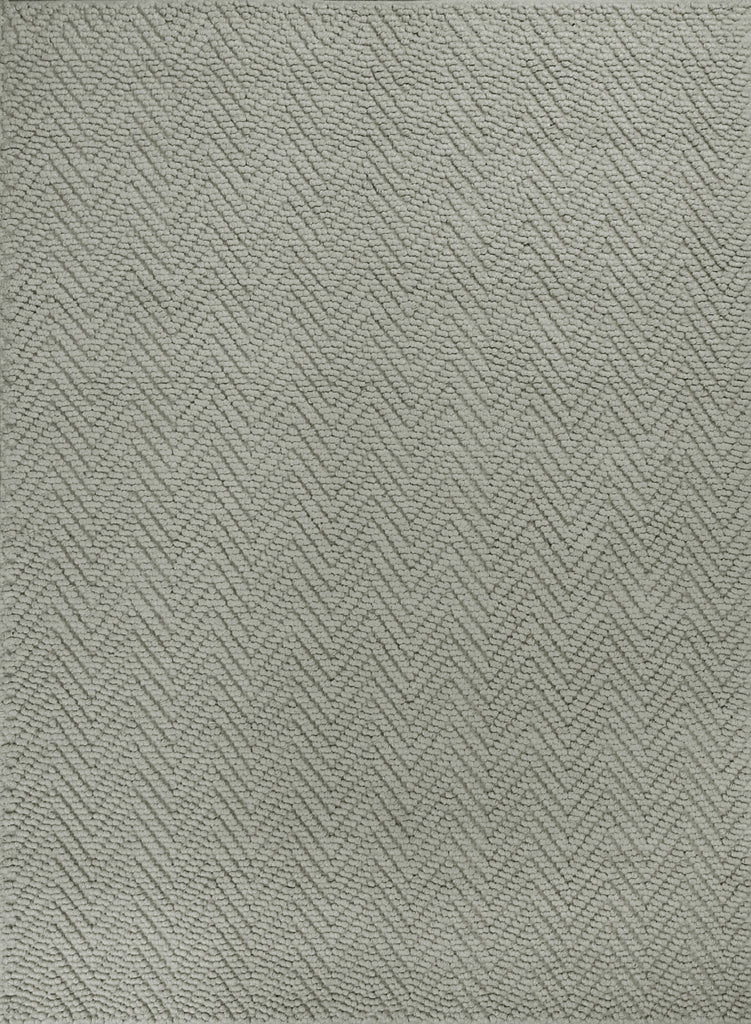 KAS Porto 1224 Grey Heather Herringbone Hand Woven Area Rug