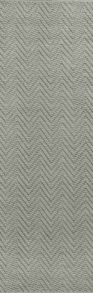 KAS Porto 1224 Grey Heather Herringbone Hand Woven Area Rug 