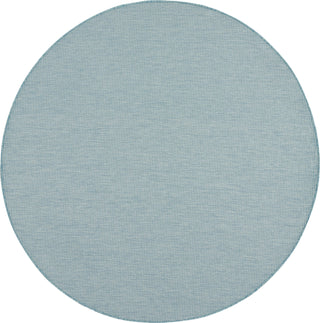 Nourison Positano POS01 Aqua Area Rug Round