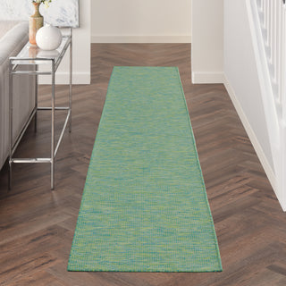 Nourison Positano POS01 Blue/Green Area Rug Room Scene 4