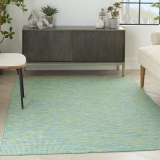 Nourison Positano POS01 Blue/Green Area Rug Room Scene 2