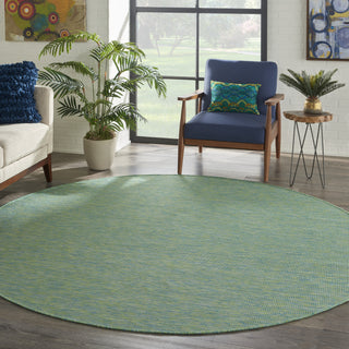 Nourison Positano POS01 Blue/Green Area Rug Room Scene 3