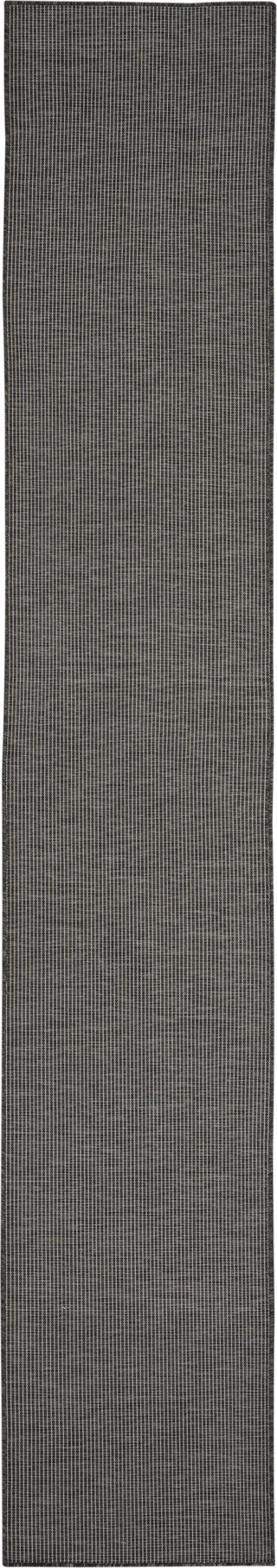 Nourison Positano POS01 Charcoal Area Rug 2'2'' X 12' Runner