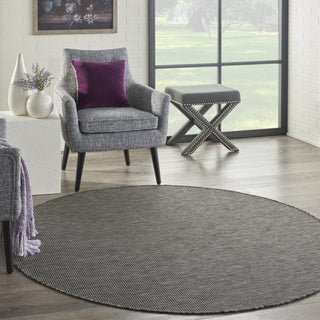 Nourison Positano POS01 Charcoal Area Rug Room Scene 5