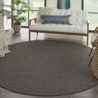 Nourison Positano POS01 Charcoal Area Rug Room Scene 3