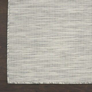 Nourison Positano POS01 Lt Grey Area Rug Corner 