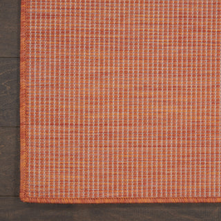 Nourison Positano POS01 Terracotta Area Rug Corner