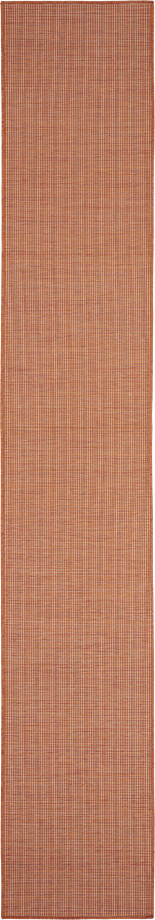 Nourison Positano POS01 Terracotta Area Rug 2'2'' X 12' Runner