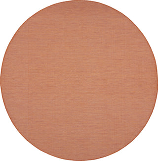 Nourison Positano POS01 Terracotta Area Rug Round