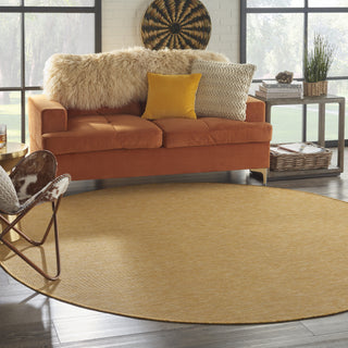 Nourison Positano POS01 Yellow Area Rug Room Scene 3