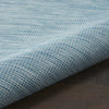 Nourison Positano POS01 Aqua Area Rug Close Up