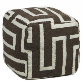 Chandra Poufs POU-135 Brown/Cream main image