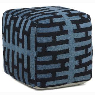 Chandra Poufs POU-140 Blue/Black main image