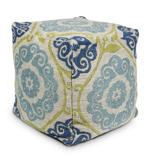 KAS Pouf F842 Blue/Green Laurel 