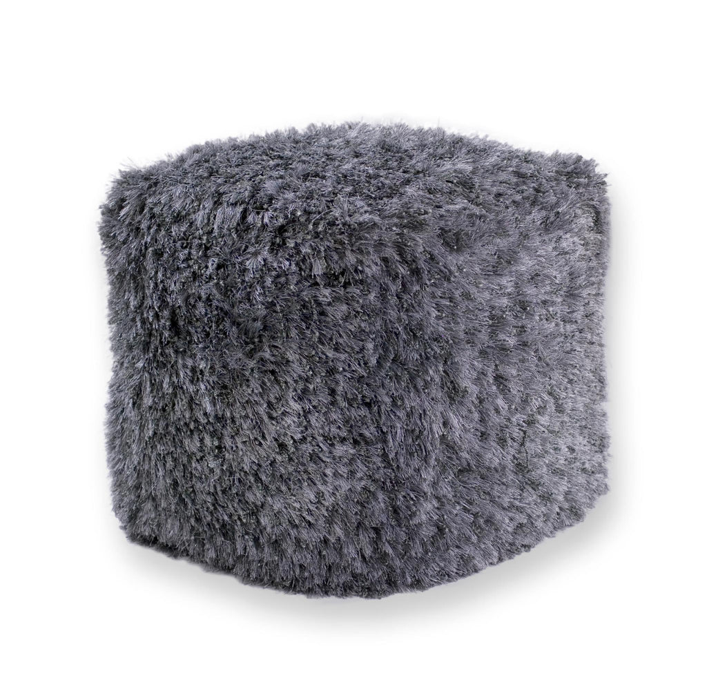 KAS Pouf F851 Silver Shimmer Shag main image