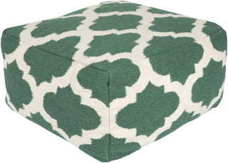 Surya P-150 Green Pouf 24 X 24 X 13 Cube