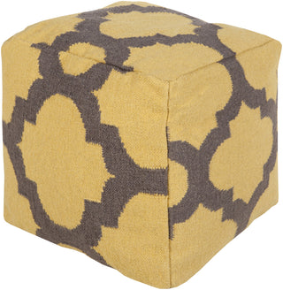 Surya P-151 Yellow Pouf