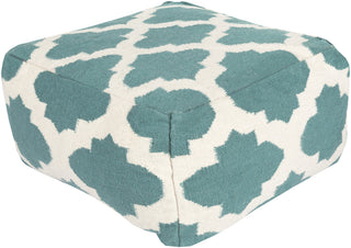 Surya P-153 Green Pouf 24 X 24 X 13 Cube