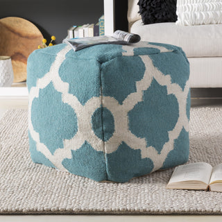 Surya P-153 Green Pouf 