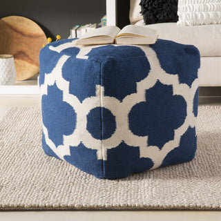 Surya P-156 Blue Pouf 