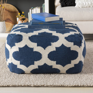 Surya P-156 Blue Pouf 