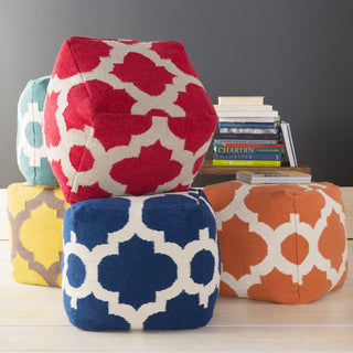 Surya P-156 Blue Pouf 