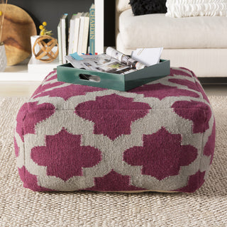 Surya P-157 Purple Pouf 