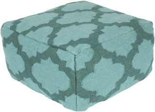 Surya P-158 Green Pouf 24 X 24 X 13 Cube