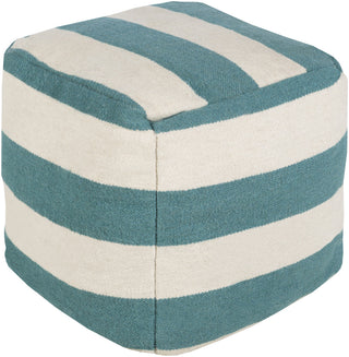 Surya P-161 Green Blue Pouf main image