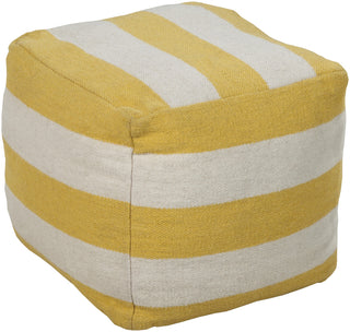 Surya P-162 Yellow Pouf main image