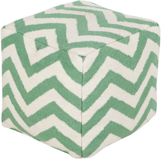 Surya P-167 Green Pouf main image