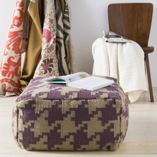 Surya P-171 Purple Pouf 