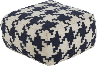 Surya P-174 Blue Pouf 24 X 24 X 13 Cube