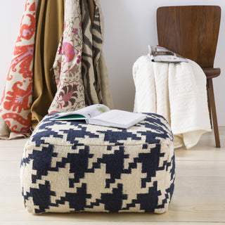 Surya P-174 Blue Pouf 