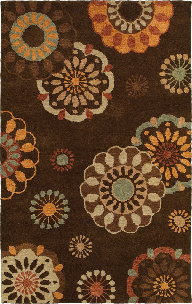 Rizzy Pandora PR8116 Brown Area Rug main image
